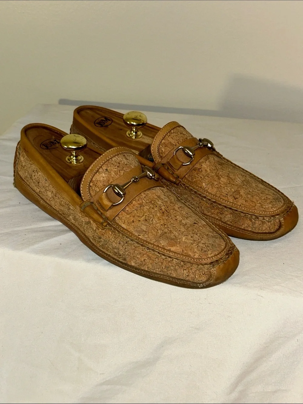 Martin Dingman Cork Horse Bit Loafer